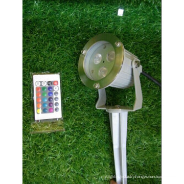 Stainless Steel 9W LED Garden Spike Lights (JP83832)